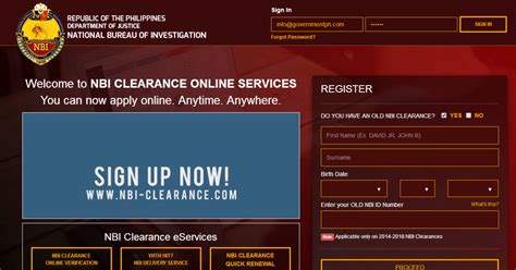 Online & Presenting Old NBI Clearance .